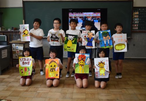 ねんりんピック応援の「のぼり旗」原画