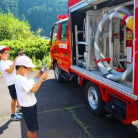 ３年　消防団について学ぶ