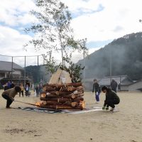 どんど焼き集会