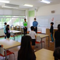 交通少年団入団式