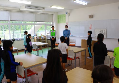 交通少年団入団式