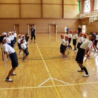 運動会　結団式