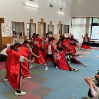 ５・６年　サンホーム訪問