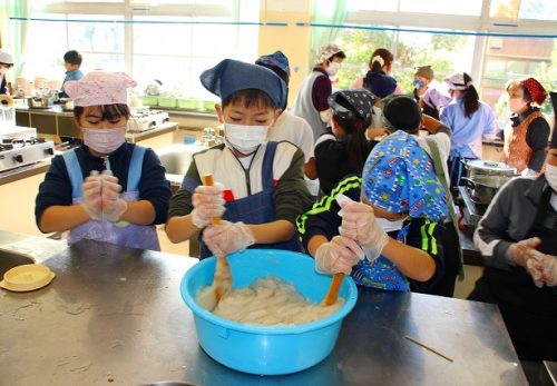 ３年　こんにゃく作り