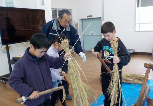 ３年　昔の道具体験